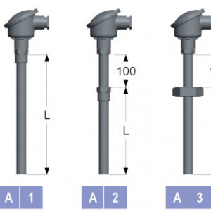 termocoppie serie standard con guaina in acciaio