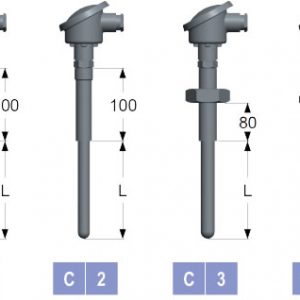 termocoppie serie standard con guaina in ceramica